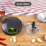 Picadora Manual de alimentos de 600/1000ml