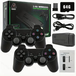 Mando de Videojuegos Inalámbrico 2.4G con Doble Joystick, Consola de Juegos 4K, Más de 20000 Juegos, Retro, Regalo de Acción de Gracias