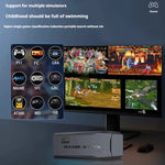 Mando de Videojuegos Inalámbrico 2.4G con Doble Joystick, Consola de Juegos 4K, Más de 20000 Juegos, Retro, Regalo de Acción de Gracias
