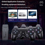 Mando de Videojuegos Inalámbrico 2.4G con Doble Joystick, Consola de Juegos 4K, Más de 20000 Juegos, Retro, Regalo de Acción de Gracias