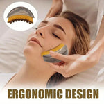 Cepillo facial de contorno linfático diseñado ergonomicamente para adaptarse a esculpir el masajeador de drenaje para la cara de la piel con precisión LBHL31