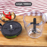 Picadora Manual de alimentos de 600/1000ml