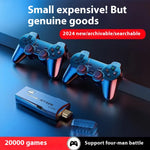 Mando de Videojuegos Inalámbrico 2.4G con Doble Joystick, Consola de Juegos 4K, Más de 20000 Juegos, Retro, Regalo de Acción de Gracias